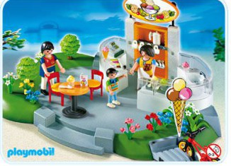 playmobil marchand de glace et buggy 4134 4863 2006