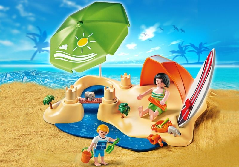 66351 Sombrilla playmobil playa beach 