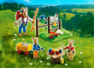 Playmobil - 4169 - Calendrier de Pâques "Lapins"