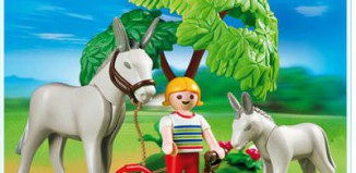 Playmobil - 4187 - Donkey with Foal