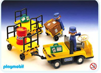 Playmobil - 4201v1 - Baggage Carts & Truck