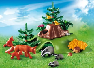 Playmobil - 4204 - Forest Animals with Cave