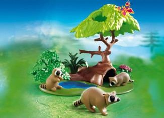 Playmobil - 4205 - Raccoons - Detail Playmobil - 4205 - Raccoons
