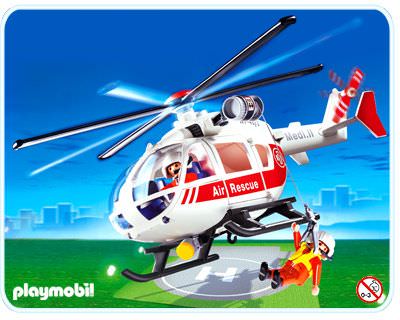 Playmobil helicopter 4222 ref 17 