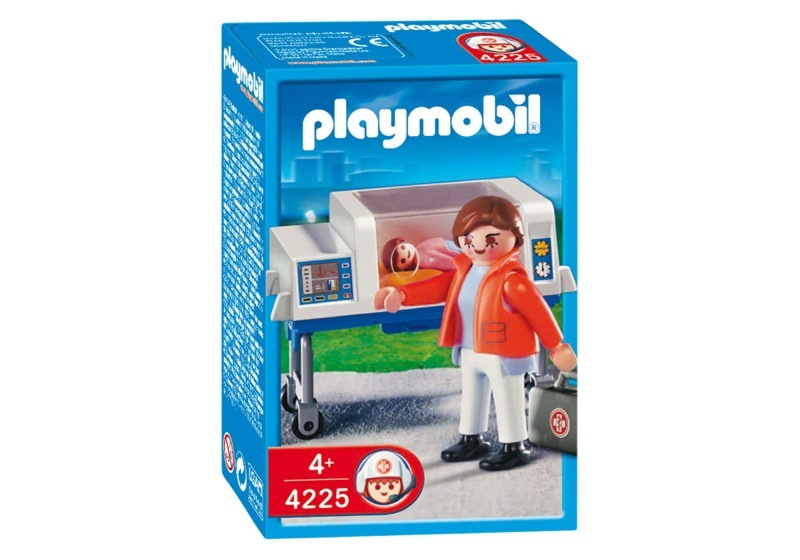 Playmobil 4225 - Doctor with Incubator - Box