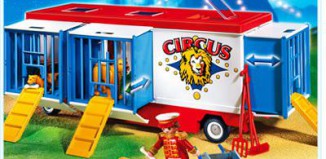 Playmobil - 4232 - Mr Loyal & wild animals trailer