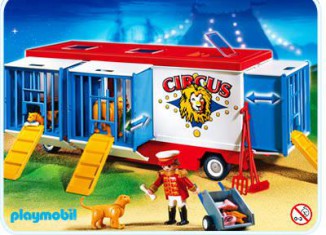 Playmobil - 4232 - Mr Loyal & wild animals trailer