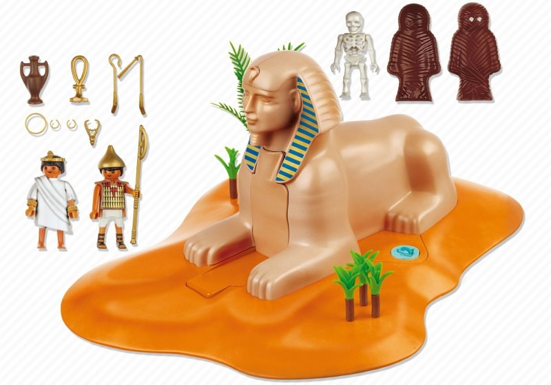 Playmobil 4242 - Sphinx with Mummy - Back