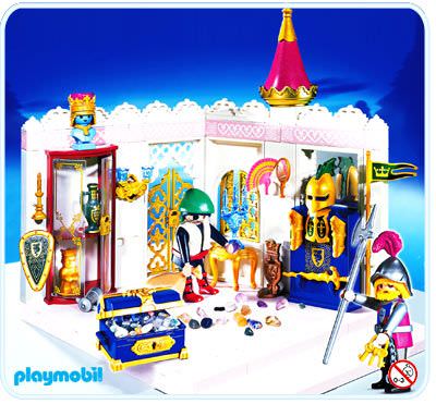 Playmobil princess set of 2 candlesticks gold treasury room 4255 h302 
