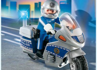 Playmobil - 4261 - Moto de policía alemán