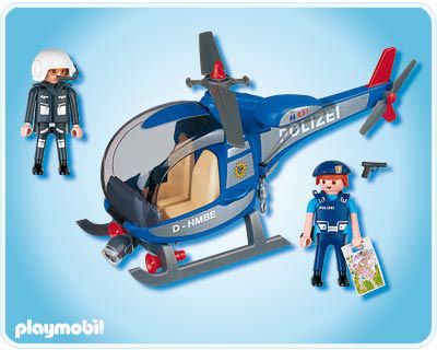 Playmobil 4266 - Polizeihubscrauber - Back