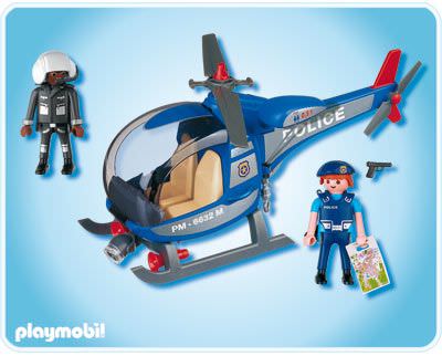 Playmobil 4267 - Police Copter - Back