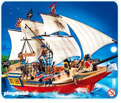 Playmobil pirate ship 4290 sailing fasteners 