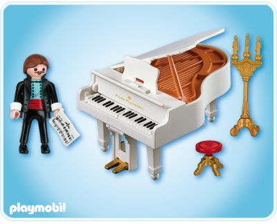 Playmobil 4309 - Piano Player - Back