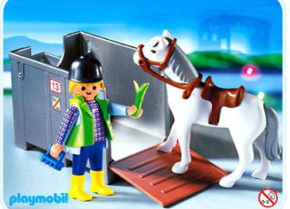 Playmobil - 4316 - Box de transport avec cheval