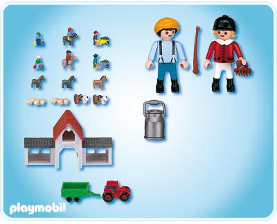 Playmobil 4334 - Farm Micro World - Back