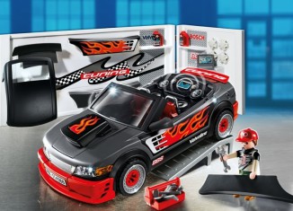 Playmobil - 4366 - Tuning Station with Black Car