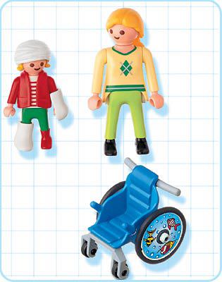 Playmobil 4407 - Child with Wheelchair - Back