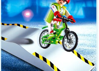 Playmobil - 4417 - Biker with Ramp