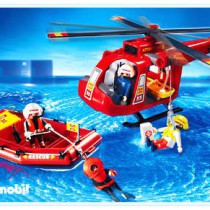 Playmobil - Helicóptero y lancha rescate Playmobil - Helicóptero y lancha rescate