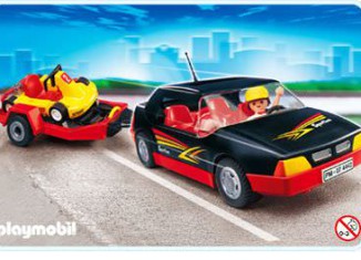 Playmobil - 4442 - Car with Go-Cart