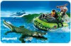 Playmobil - 4446 - Alligator Hunters’ Hovercraft