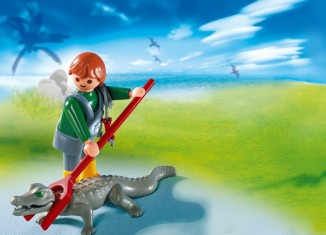 Playmobil - 4465 - Zookeeper with Caiman