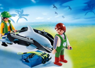 Playmobil - 4466 - Cuidadores con delfín