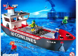 Playmobil - 4472 - Großes Frachtschiff "Titan"