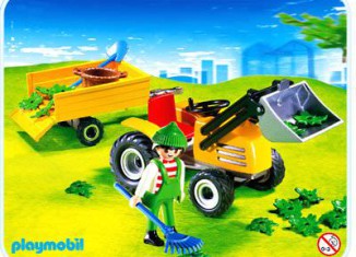 Playmobil - 4486 - Gartentraktor mit Anhänger