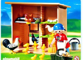 Playmobil - 4492 - Chicken Coop - Detail Playmobil - 4492 - Chicken Coop