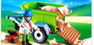 Playmobil - 4495 - Veterinarian with Pigs