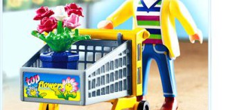Playmobil - 4638 - Cliente / chariot / fleurs