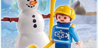 Playmobil - 4680 - Niño con muñeco de nieve
