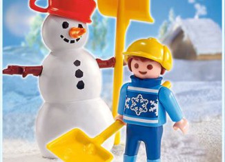 Playmobil - 4680 - Garçon avec bonhomme de neige