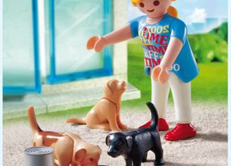 Playmobil - 4687 - Woman with Puppies