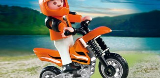 Playmobil - 4698 - Niño con moto de cross