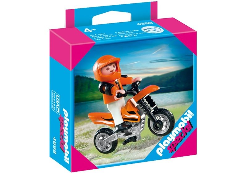 Playmobil 4698 - Motocross Boy - Box