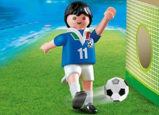 Playmobil - 4712 - Soccer Player - Italy - Detail Playmobil - 4712 - Soccer Player - Italy