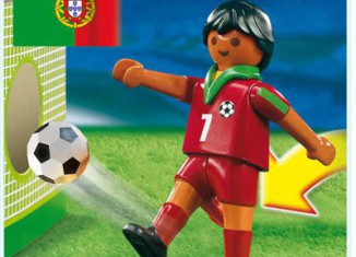 Playmobil - 4720 - Soccer player - Portugal - Detail Playmobil - 4720 - Soccer player - Portugal