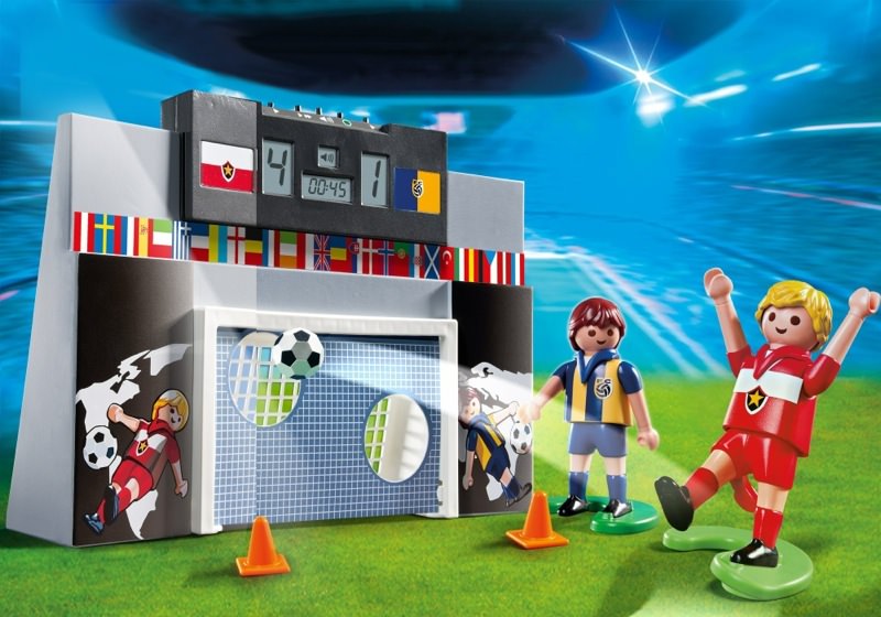 Playmobil 5654 Sport&Action Koffer Soccer Shootout Carry Case Fußball Torwart 4+ 
