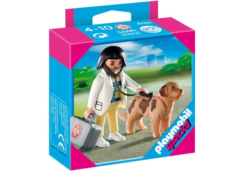 Playmobil 4750 - Vet with Dog - Box