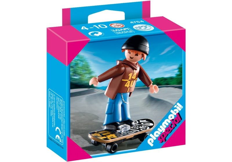 Playmobil 4754 - Skateboarder - Box