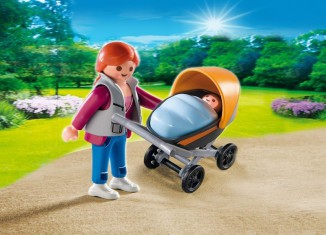 Playmobil - 4756 - Mom with Baby Carriage