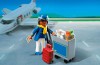 Playmobil - 4761 - Flight Attendant with Service Cart