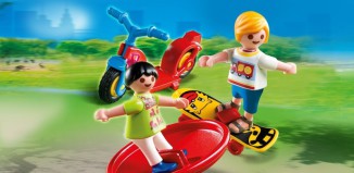 Playmobil - 4764 - 2 Kinder mit Spielgeräten