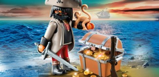 Playmobil - 4767 - Pirata con cofre del tesoro