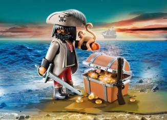 Playmobil - 4767 - Finsterer Pirat mit Schatztruhe