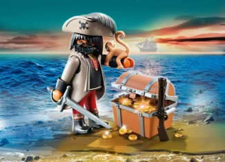 Playmobil - 4767 - Pirata con cofre del tesoro - Detail Playmobil - 4767 - Pirata con cofre del tesoro