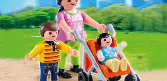 Playmobil - 4782 - Maman avec enfants et landau